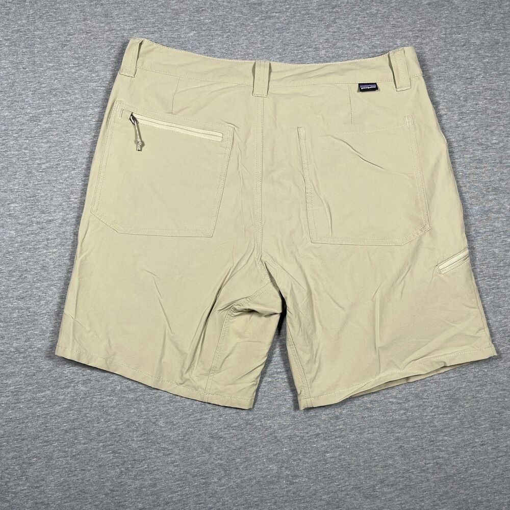 Patagonia Cargo Shorts Mens 32 Beige Nylon Spandex Microfiber - Picture 2 of 8